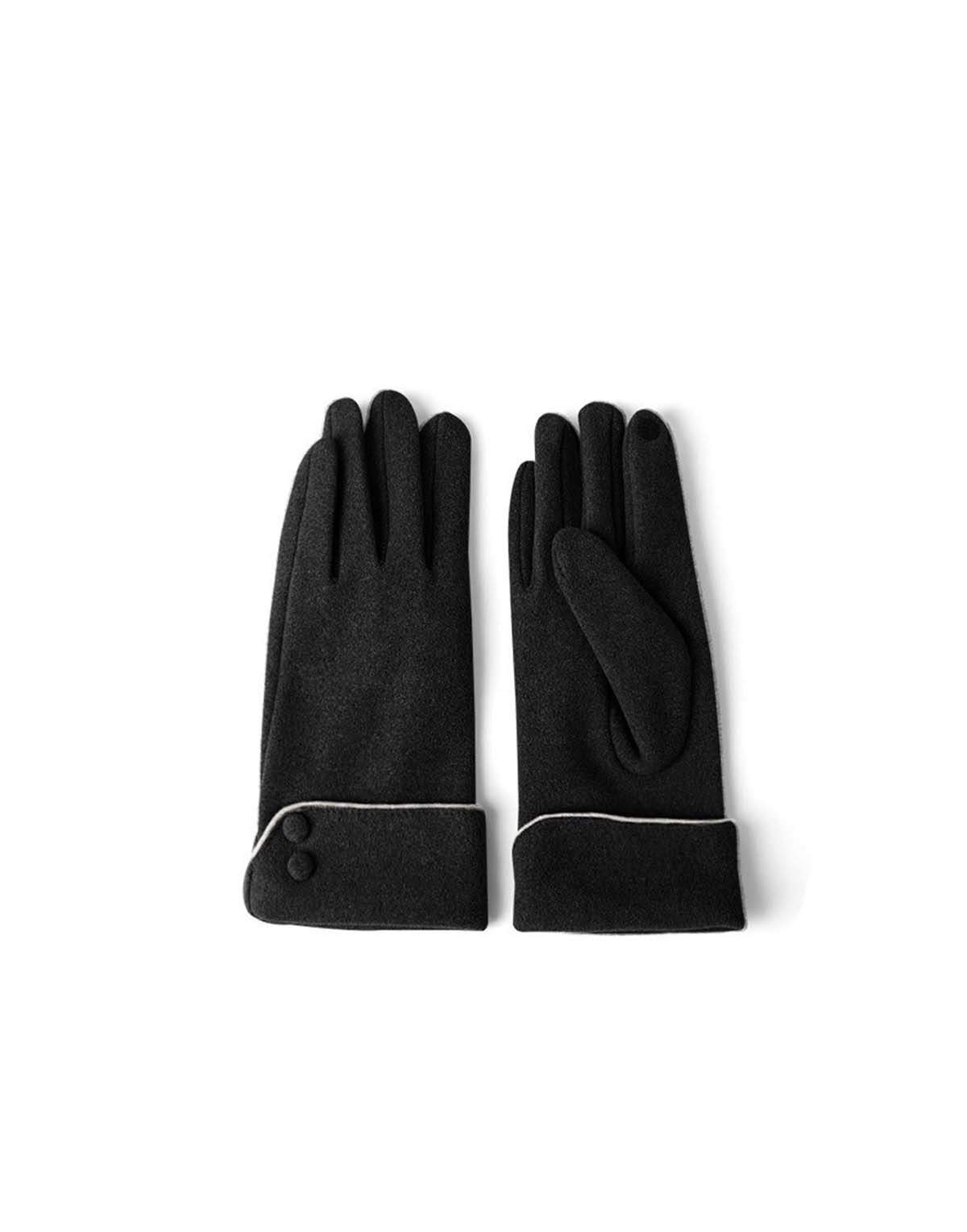 Solid Color Simple Versatile Gloves-g121
